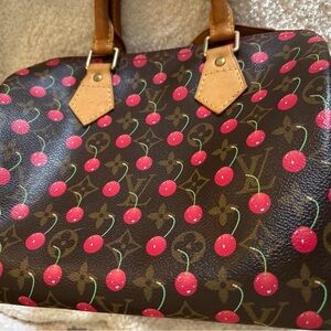 Louis Vuitton Cherry Monogram Authentic Satchel